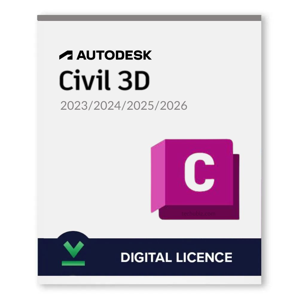 8 Autodesk Civil 3D 2023/2024/2025/2026 (1 Device, 1 Year, EDU) Activation - Image 1