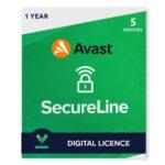 [Key] Avast SecureLine VPN 5 Devices 1 Year Subscription