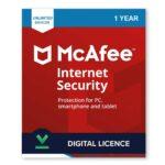 McAfee Internet Security Unlimited Devices 1 Year Activation