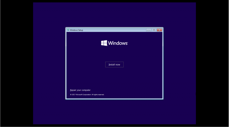 windows 10 pro usb install