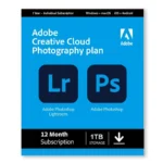 Adobe Photography 1TB Plan 12 Month Activation