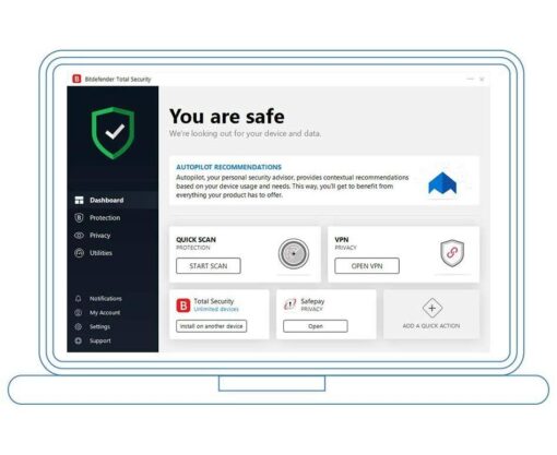 [Key] Bitdefender total security 1 Year 1 Device Activation (Sri Lanka Only) - Image 2