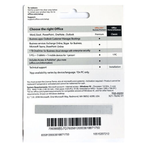 [Bind] Office 2021 Home & Business for 1 Mac Lifetime Activation + Key Card - Image 2