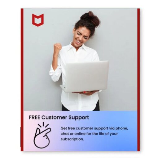 McAfee AntiVirus PC 1 Device 1 Year Activation - Image 2