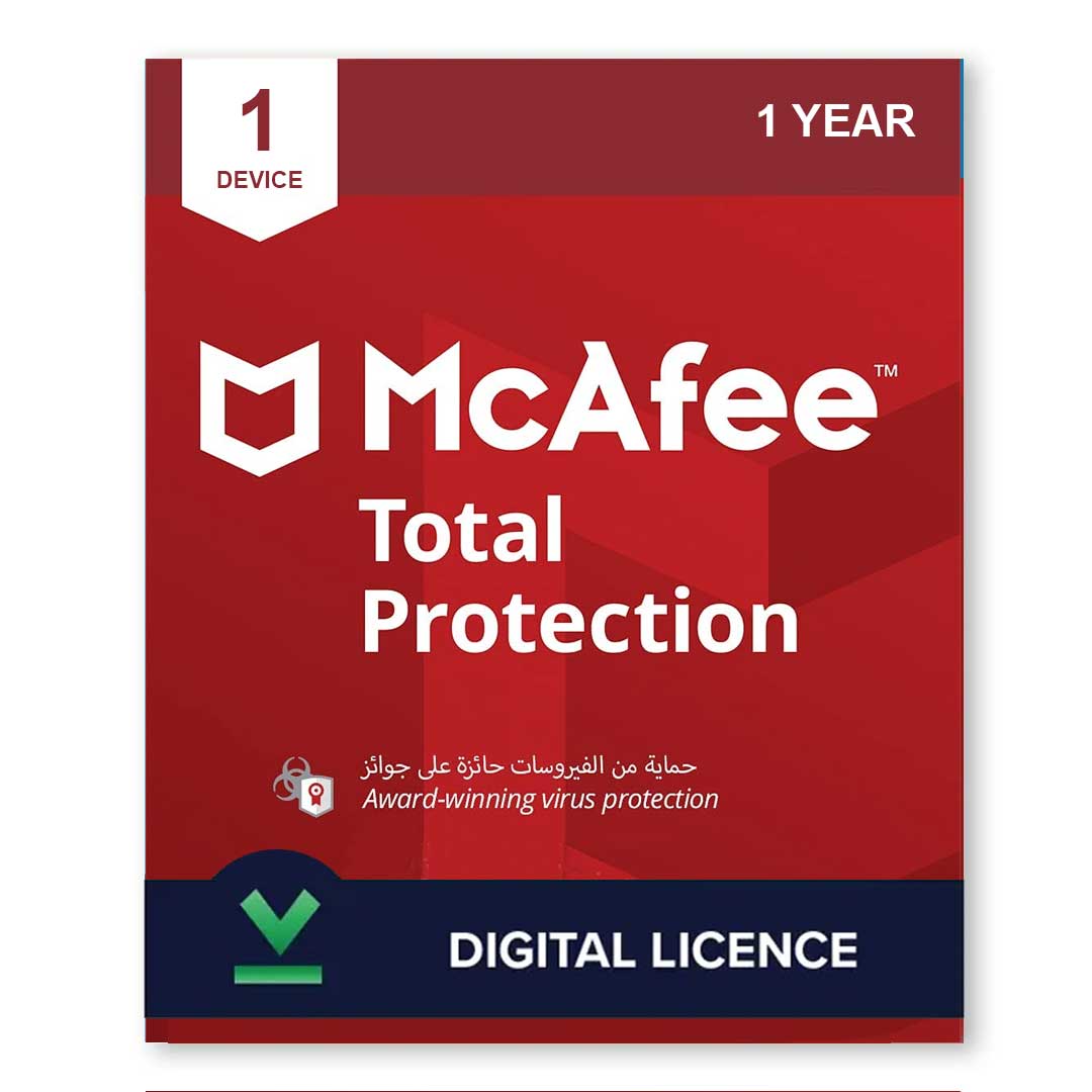 mcafeets_1y1D McAfee Total Protection 1 Devices 1 Year Activation - Image 1