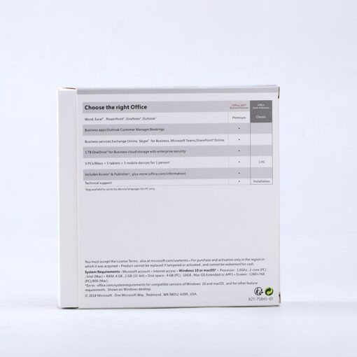 Microsoft Office 2019 Home and Business 1 PC Activation DVD Retail Pack - Image 3