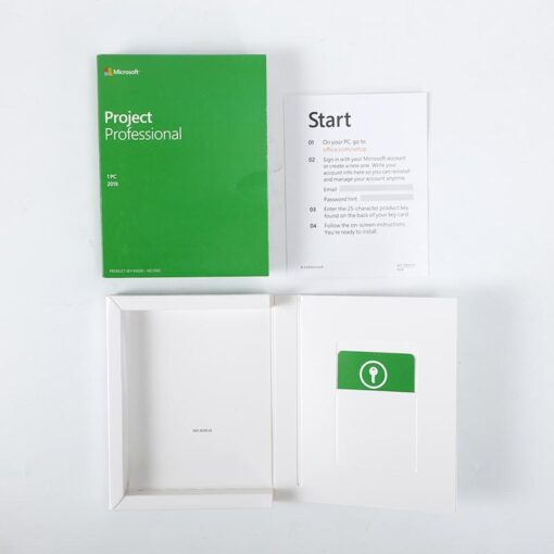 Microsoft Project Professional 2019 1PC Activation + Retail Keycard - Image 2