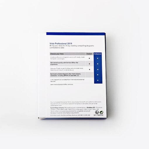 Microsoft Visio Professional 2019 1PC Activation + Retail Keycard - Image 2