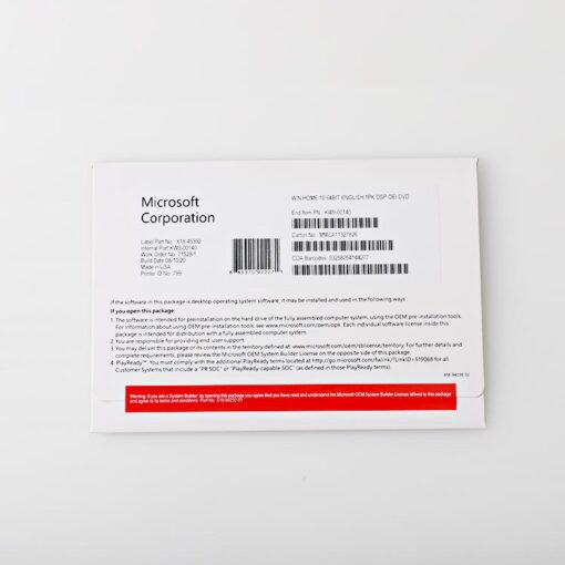Windows 10 Home 1 PC Activation OEM DVD Full Package English Language - Image 2