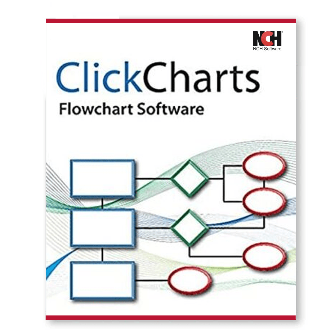 click_chart NCH: ClickCharts Diagram and Flowchart (Windows) 1PC Activation - Image 1