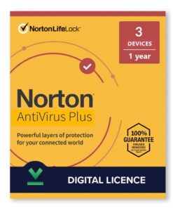 Norton Antivirus Plus 3 Users 1 Year