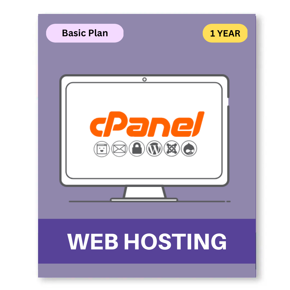 Cpanel_Basic Cpenel Web Hosting | Basic Plan | 1 Year - Image 1