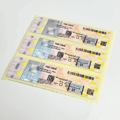 [OEM] Microsoft Windows 11 Pro Key COA License Sticker - Image 6