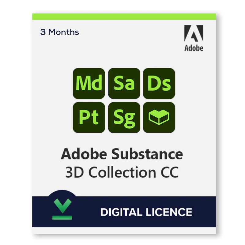 substance3 month Adobe Substance 3D Collection CC | 3 Months Key - Image 1