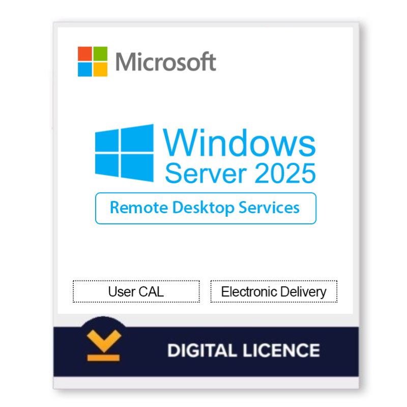 server25_cal Windows Server 2025 Remote Desktop Services User Connections (50) CAL - Image 1