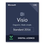 Visio 2016 Standard Activates 1 PCs Online