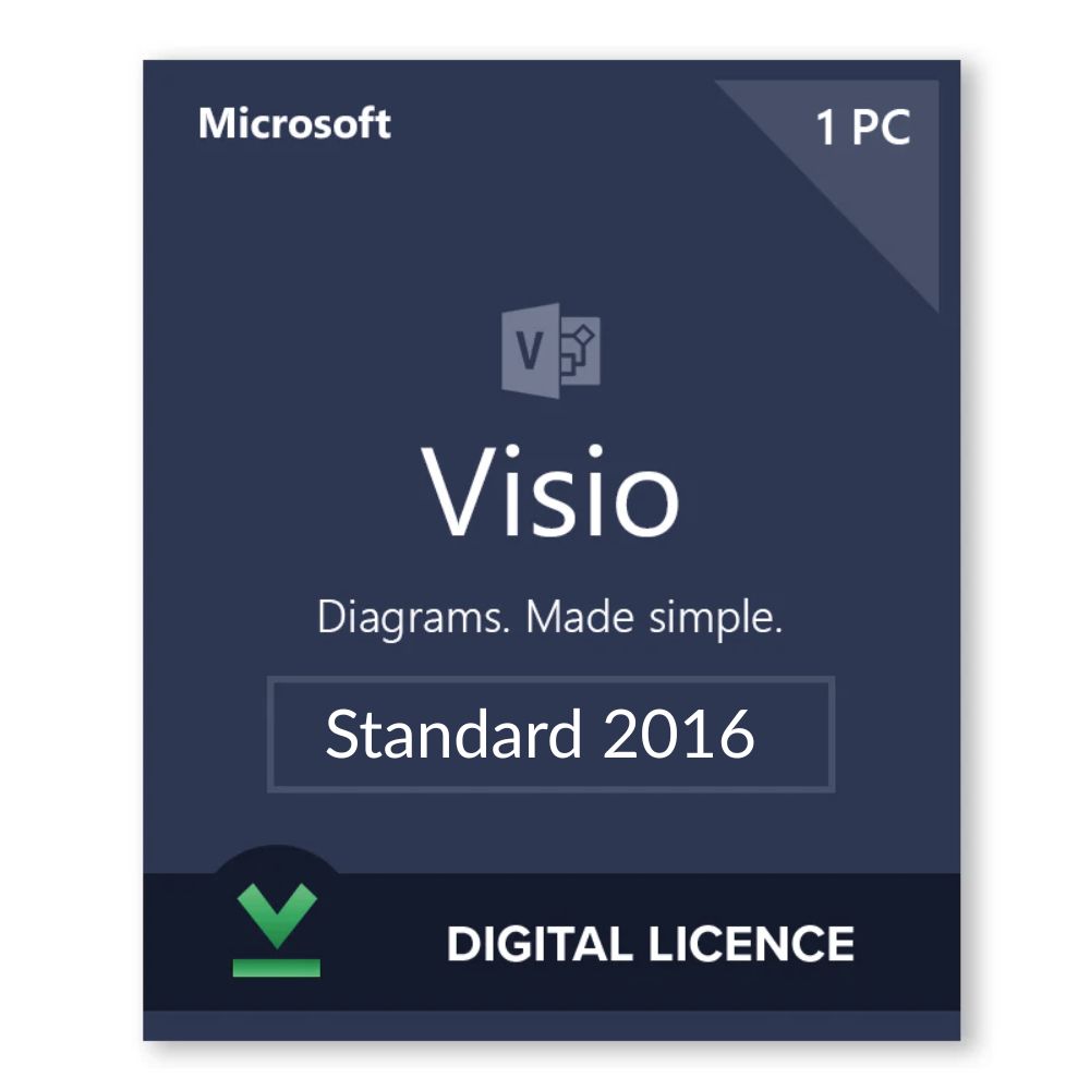 135 Visio 2016 Standard Activates 1 PCs Online - Image 1
