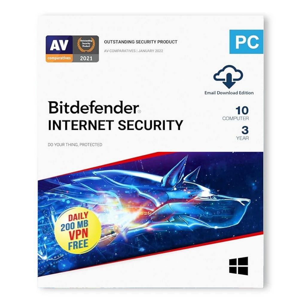 bitdef22 BitDefender Internet Security 10 Devices 3 Years (Windows) - Image 1